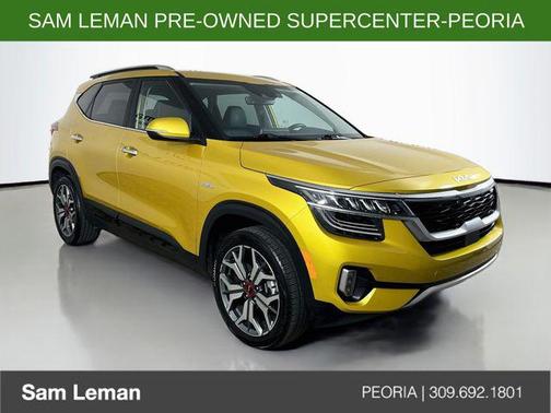 Starbright Yellow 2023 Kia Seltos SX Turbo