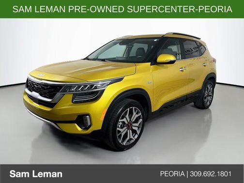 Starbright Yellow 2023 Kia Seltos SX Turbo