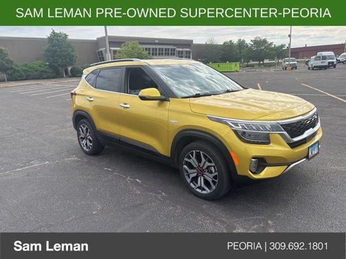 Starbright Yellow 2023 Kia Seltos SX Turbo