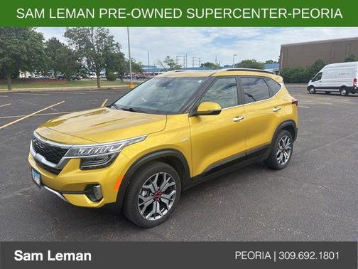 Starbright Yellow 2023 Kia Seltos SX Turbo