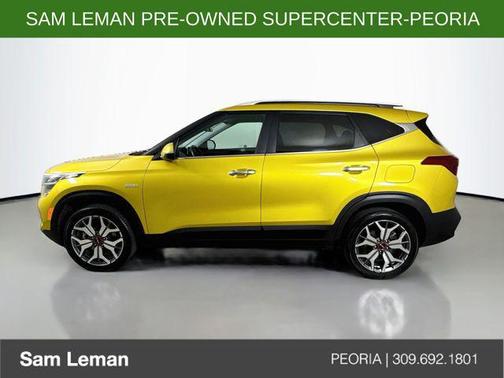 Starbright Yellow 2023 Kia Seltos SX Turbo