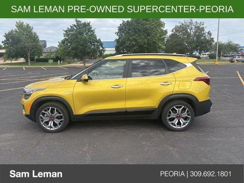 Starbright Yellow 2023 Kia Seltos SX Turbo