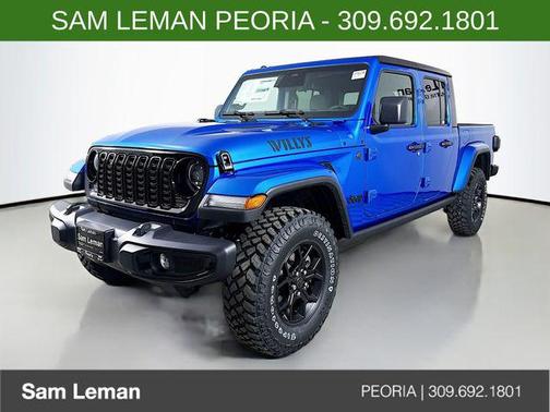 Hydro Blue Pearlcoat 2026 Jeep Gladiator Willys 4x4