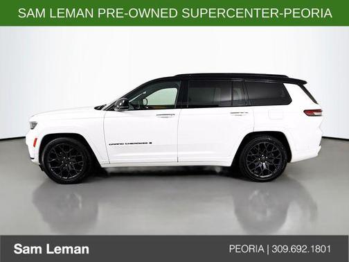 Bright White Clearcoat 2023 Jeep Grand Cherokee L Summit Reserve