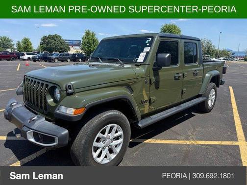 Sarge Green Clearcoat 2023 Jeep Gladiator Sport S