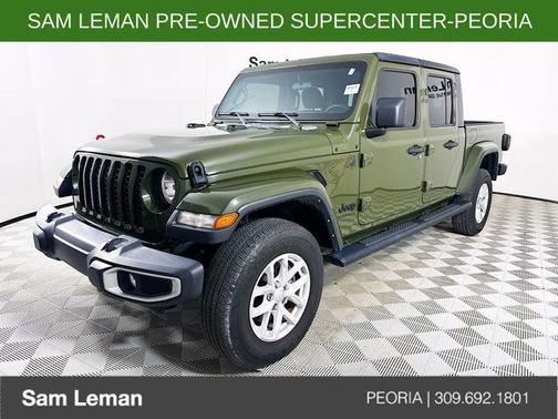 Sarge Green Clearcoat 2023 Jeep Gladiator Sport S