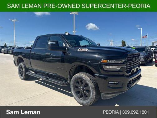 Diamond Black Crystal Pearlcoat 2025 RAM 2500 Big Horn Crew Cab 4x4 6'4' Box