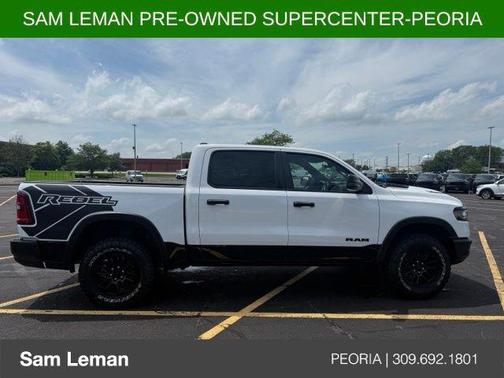Bright White Clearcoat 2025 RAM 1500 Rebel