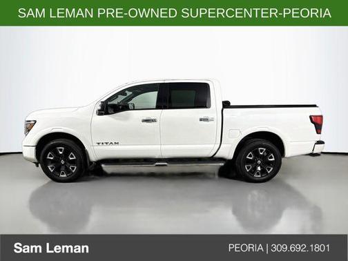 Pearl White 2021 Nissan Titan Platinum Reserve