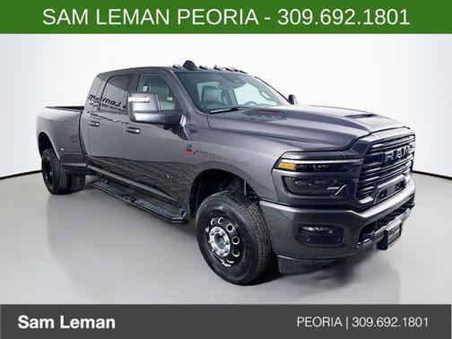 Granite Crystal Metallic Clearcoat 2026 RAM 3500 Laramie Mega Cab 4x4 6'4' Box