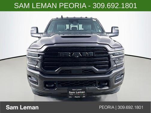 Granite Crystal Metallic Clearcoat 2026 RAM 3500 Laramie Mega Cab 4x4 6'4' Box