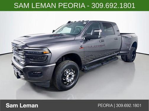 Granite Crystal Metallic Clearcoat 2026 RAM 3500 Laramie Mega Cab 4x4 6'4' Box