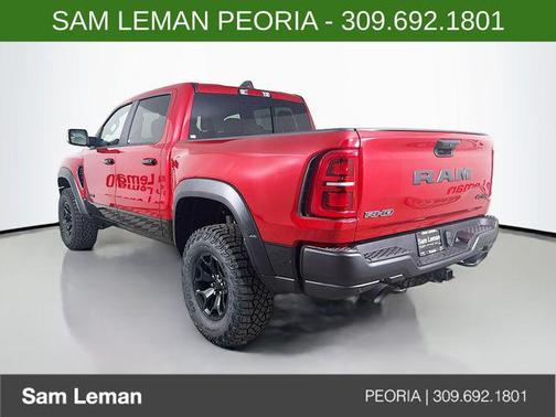 Molten Red Pearlcoat 2026 RAM 1500 RHO Crew Cab 4x4 5'7' Box