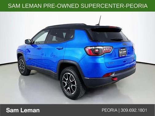 Hydro Blue Pearlcoat 2025 Jeep Compass Trailhawk
