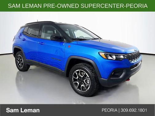 Hydro Blue Pearlcoat 2025 Jeep Compass Trailhawk