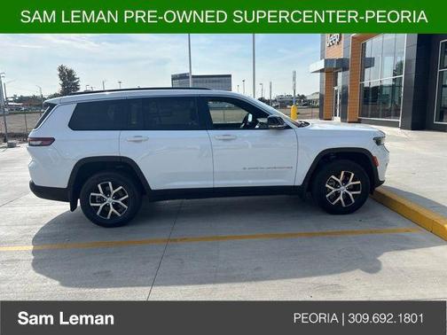 Bright White Clearcoat 2025 Jeep Grand Cherokee L Limited
