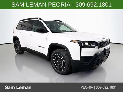 Bright White Clearcoat 2026 Jeep Cherokee Laredo
