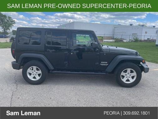Black Clearcoat 2015 Jeep Wrangler Unlimited Sport