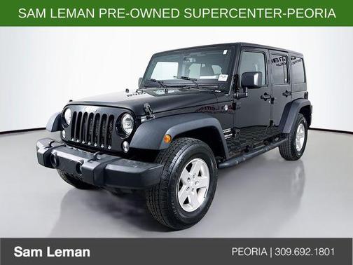 Black Clearcoat 2015 Jeep Wrangler Unlimited Sport