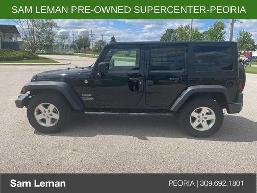 Black Clearcoat 2015 Jeep Wrangler Unlimited Sport