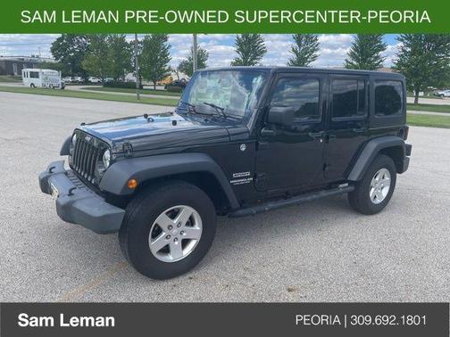 Black Clearcoat 2015 Jeep Wrangler Unlimited Sport