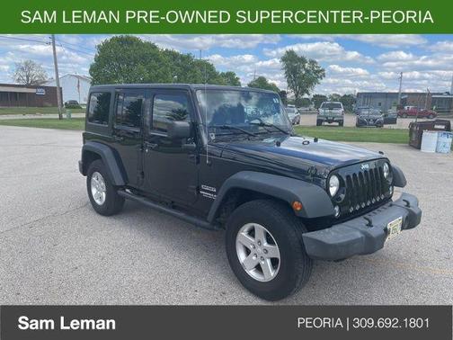 Black Clearcoat 2015 Jeep Wrangler Unlimited Sport