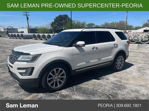 WHITE PLATINUM MET TRI-COAT 2016 Ford Explorer Limited