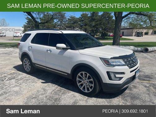 WHITE PLATINUM MET TRI-COAT 2016 Ford Explorer Limited