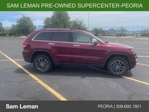 Velvet Red Pearlcoat 2017 Jeep Grand Cherokee Limited