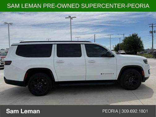 Bright White Clearcoat 2024 Jeep Wagoneer L Series II Carbide 4x4