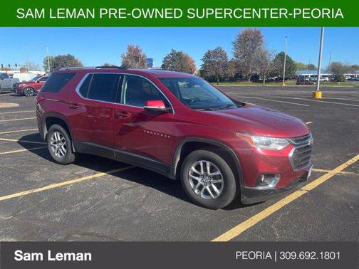Cajun Red Tintcoat 2018 Chevrolet Traverse LT Cloth