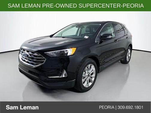 AGATE BLACK METALLIC 2024 Ford Edge Titanium