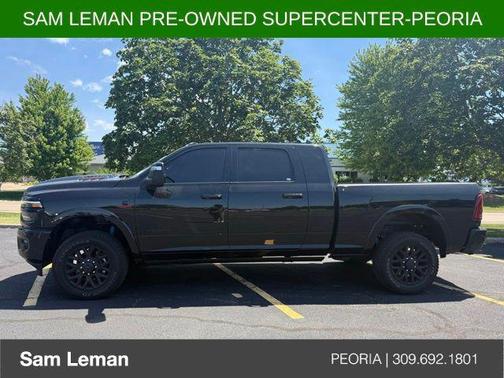 Diamond Black Crystal Pearlcoat 2025 RAM 2500 Limited Mega Cab 4x4 6'4' Box