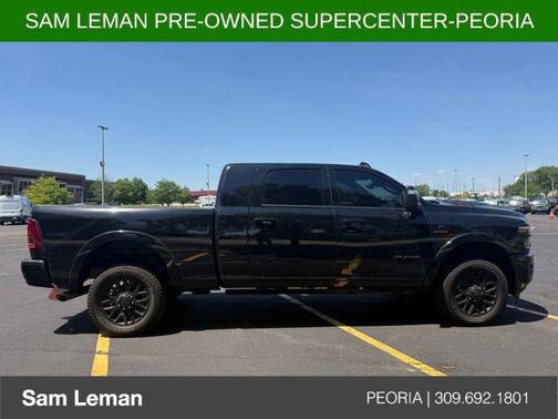 Diamond Black Crystal Pearlcoat 2025 RAM 2500 Limited Mega Cab 4x4 6'4' Box