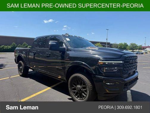Diamond Black Crystal Pearlcoat 2025 RAM 2500 Limited Mega Cab 4x4 6'4' Box