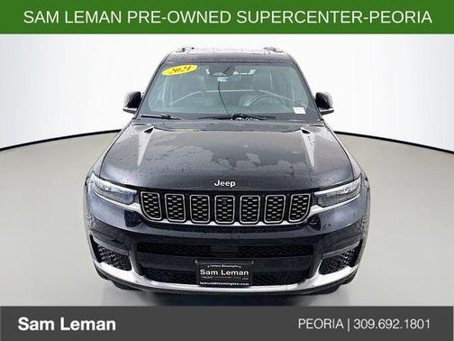 Diamond Black Crystal Pearlcoat 2021 Jeep Grand Cherokee L Summit