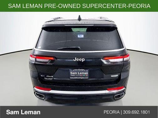 Diamond Black Crystal Pearlcoat 2021 Jeep Grand Cherokee L Summit