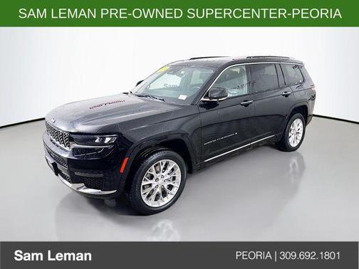 Diamond Black Crystal Pearlcoat 2021 Jeep Grand Cherokee L Summit