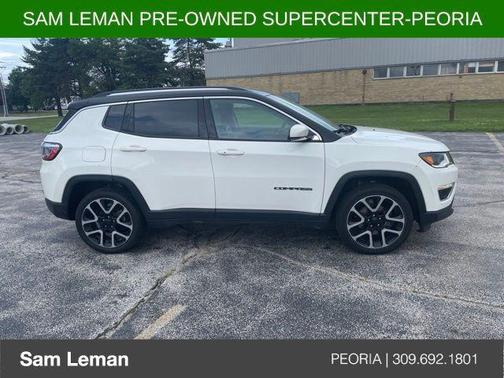 White Clearcoat 2019 Jeep Compass Limited