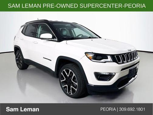 White Clearcoat 2019 Jeep Compass Limited