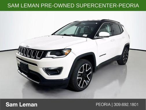 White Clearcoat 2019 Jeep Compass Limited