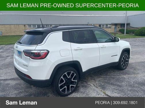 White Clearcoat 2019 Jeep Compass Limited
