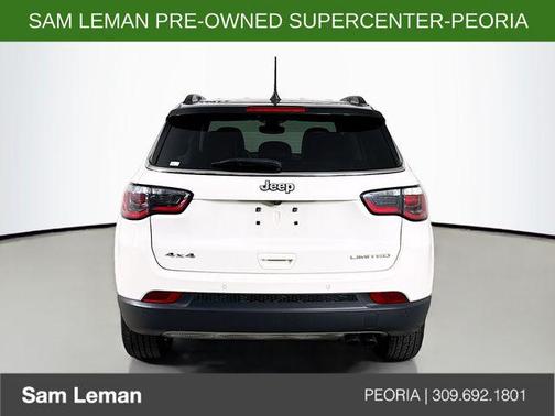White Clearcoat 2019 Jeep Compass Limited