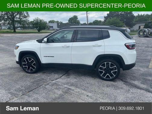 White Clearcoat 2019 Jeep Compass Limited