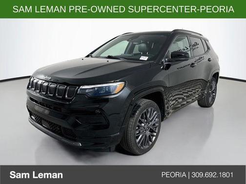Diamond Black Crystal Pearlcoat 2022 Jeep Compass High Altitude