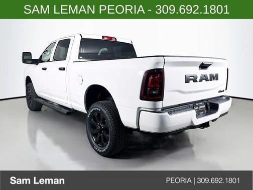 Bright White Clearcoat 2026 RAM 2500 Black Express Crew Cab 4x4 6'4' Box