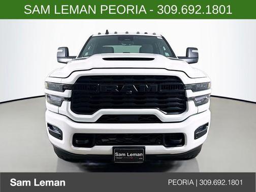 Bright White Clearcoat 2026 RAM 2500 Black Express Crew Cab 4x4 6'4' Box