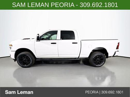 Bright White Clearcoat 2026 RAM 2500 Black Express Crew Cab 4x4 6'4' Box