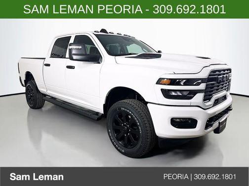 Bright White Clearcoat 2026 RAM 2500 Black Express Crew Cab 4x4 6'4' Box