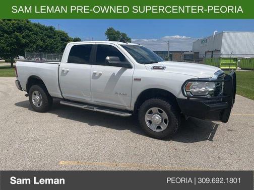 Bright White Clearcoat 2021 RAM 2500 Big Horn Crew Cab 4x4 6'4' Box